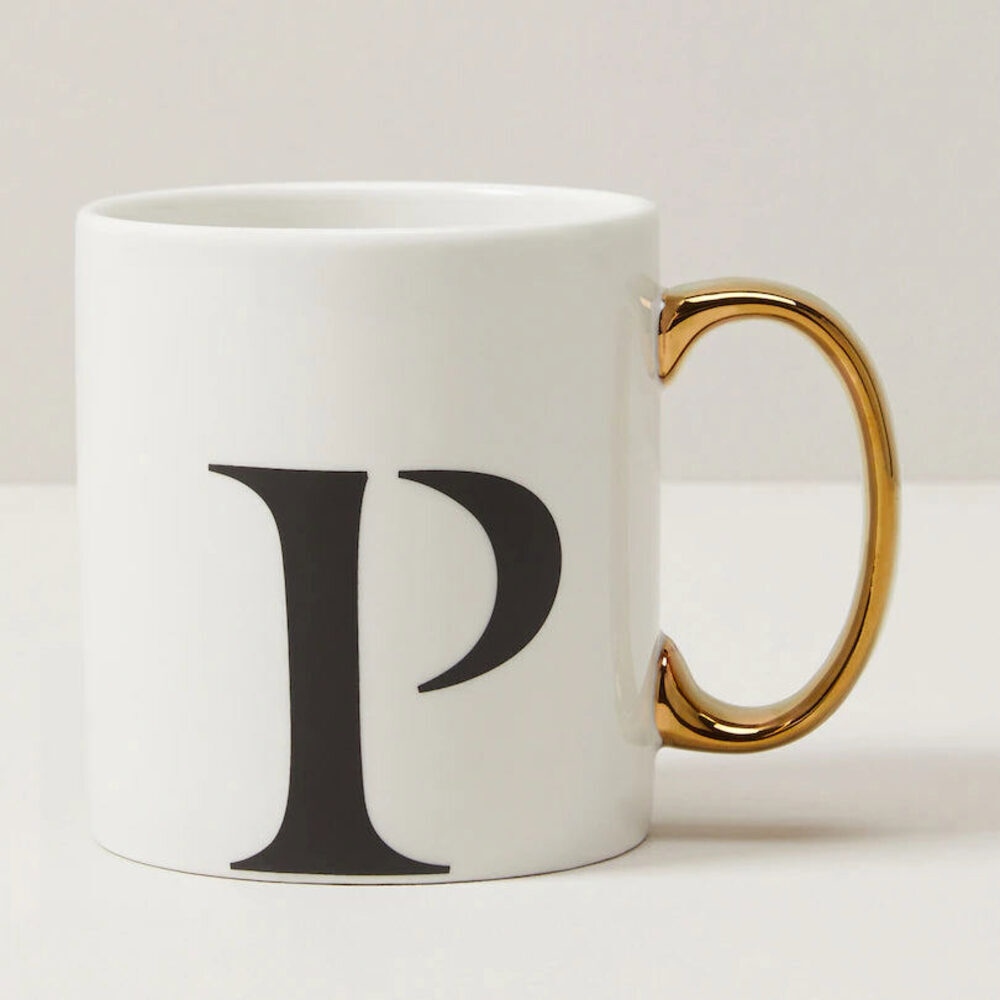 MONOGRAM MUG - WHITE - VARIOUS LETTERS - Picture 9 of 15